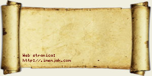 Isidora Vermezović vizit kartica